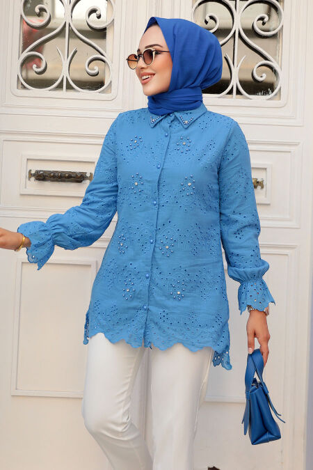 Modest Blue Tunic 13991M