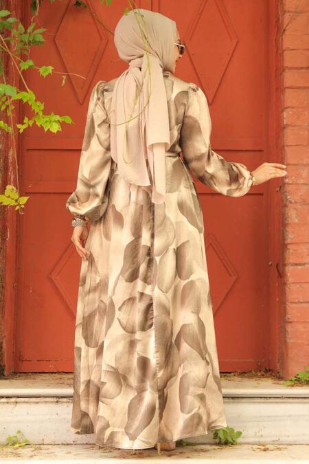 Modest Mink Long Sleeve Dress 23424V