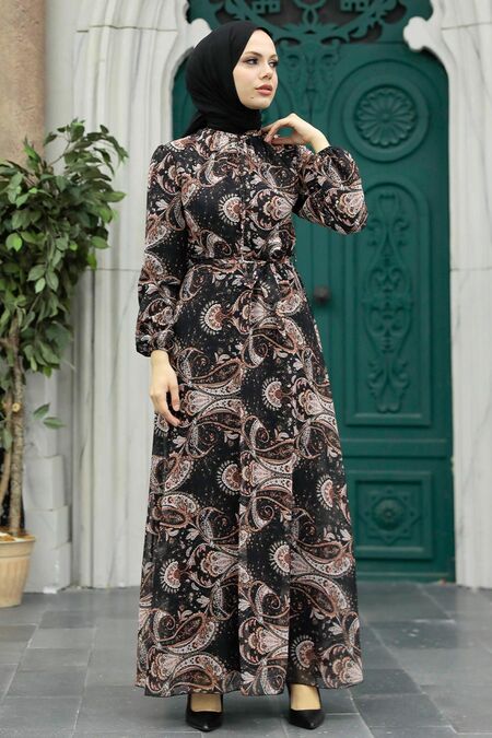  Terra Cotta Long Sleeve Dress 279081KRMT