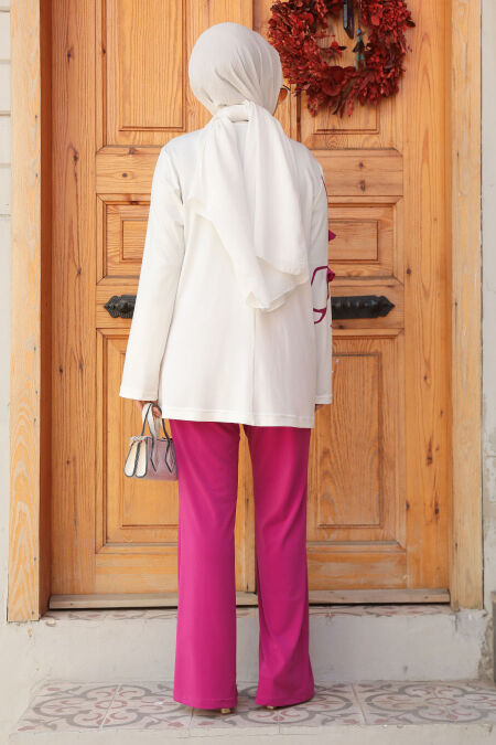 Modest Fushia Dual Suit 40225F