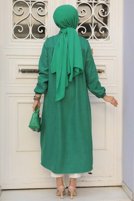 Modest Green Tunic 5642Y