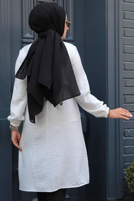 White Modest Tunic 646B