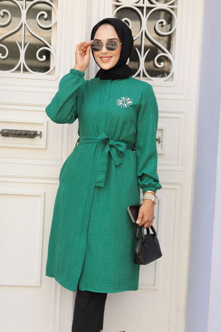  Green Modest Tunic 646Y