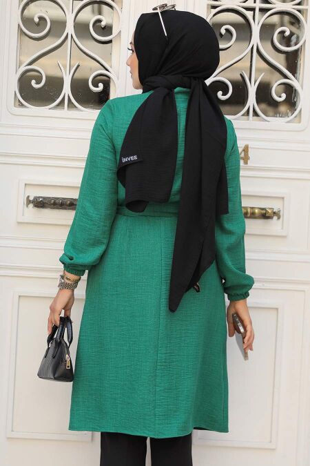  Green Modest Tunic 646Y