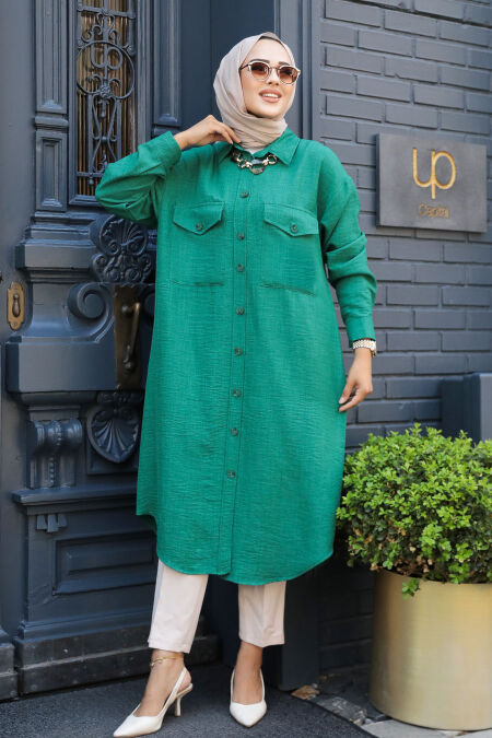  Green Modest Tunic 660Y