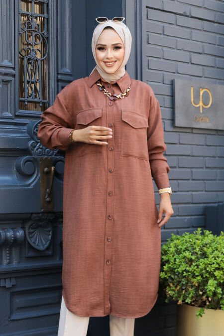  Brown Modest Tunic 660KH