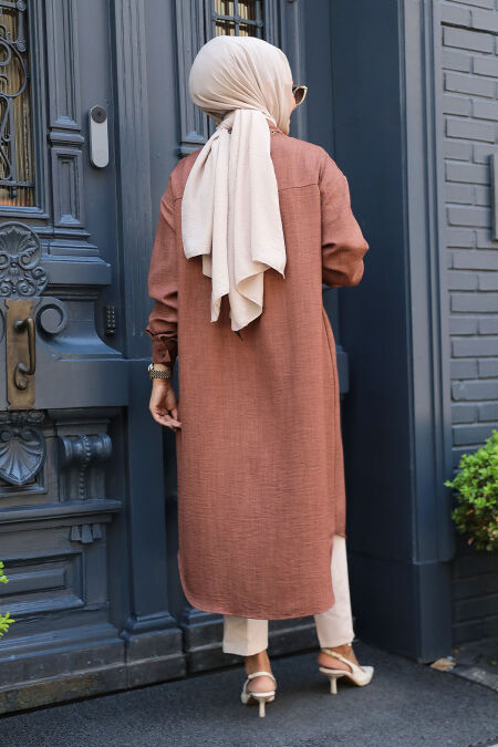  Brown Modest Tunic 660KH