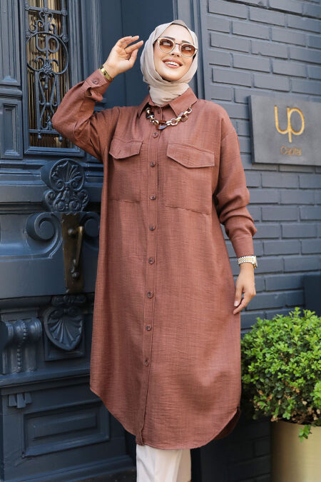  Brown Modest Tunic 660KH