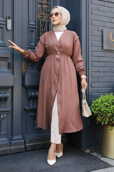 Brown Modest Coat 672KH