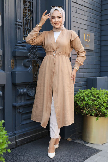 Biscuit Modest Coat 672BS