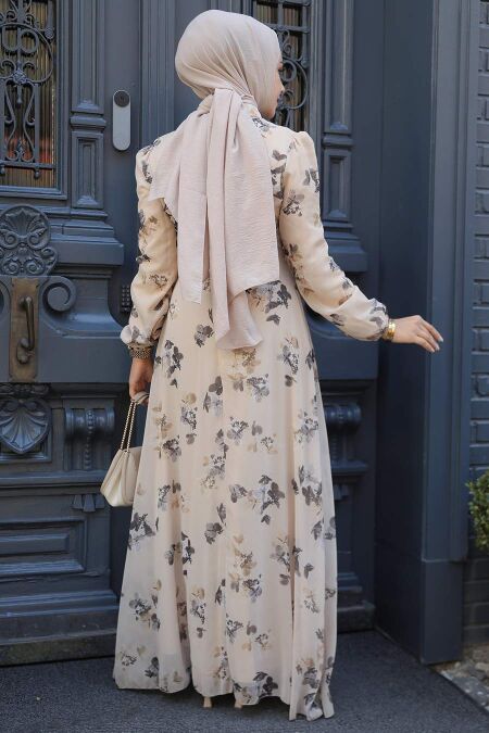  Beige Long Dress 279317BEJ