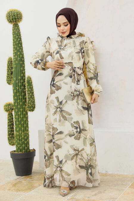  Mink Long Dress for Muslim Ladies 279322V