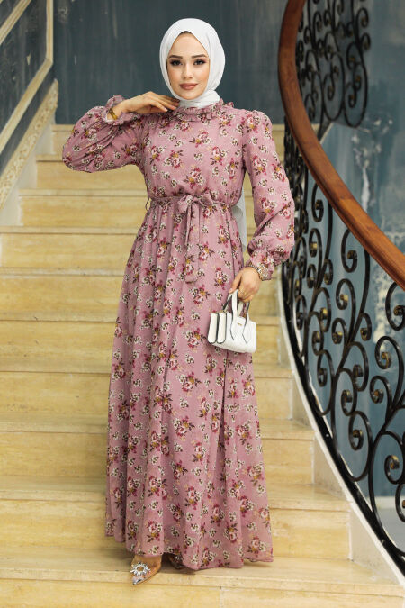  Powder Pink  Plus Size Dress 29713PD