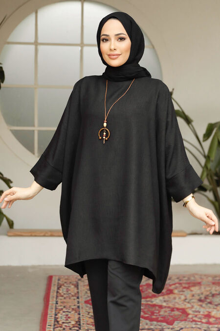 Black Modest Tunic 41351S